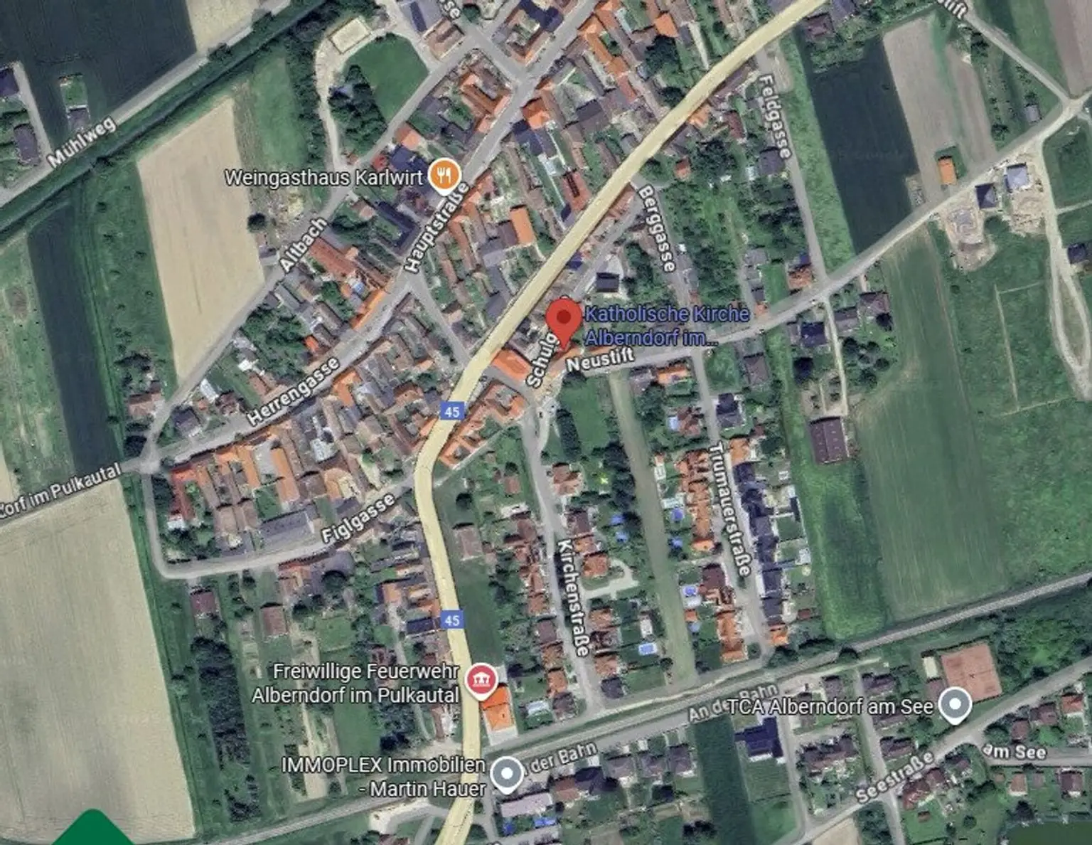 Grundstück mit renovierungsbedürftigem Haus in Alberndorf, Bezirk Hollabrunn