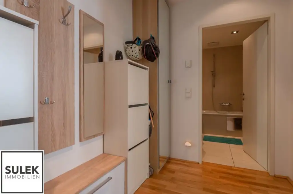 *Ab Dezember* Perfekt geschnittene 2-Zimmer-Wohnung (unmöbliert) in der Gentzgasse