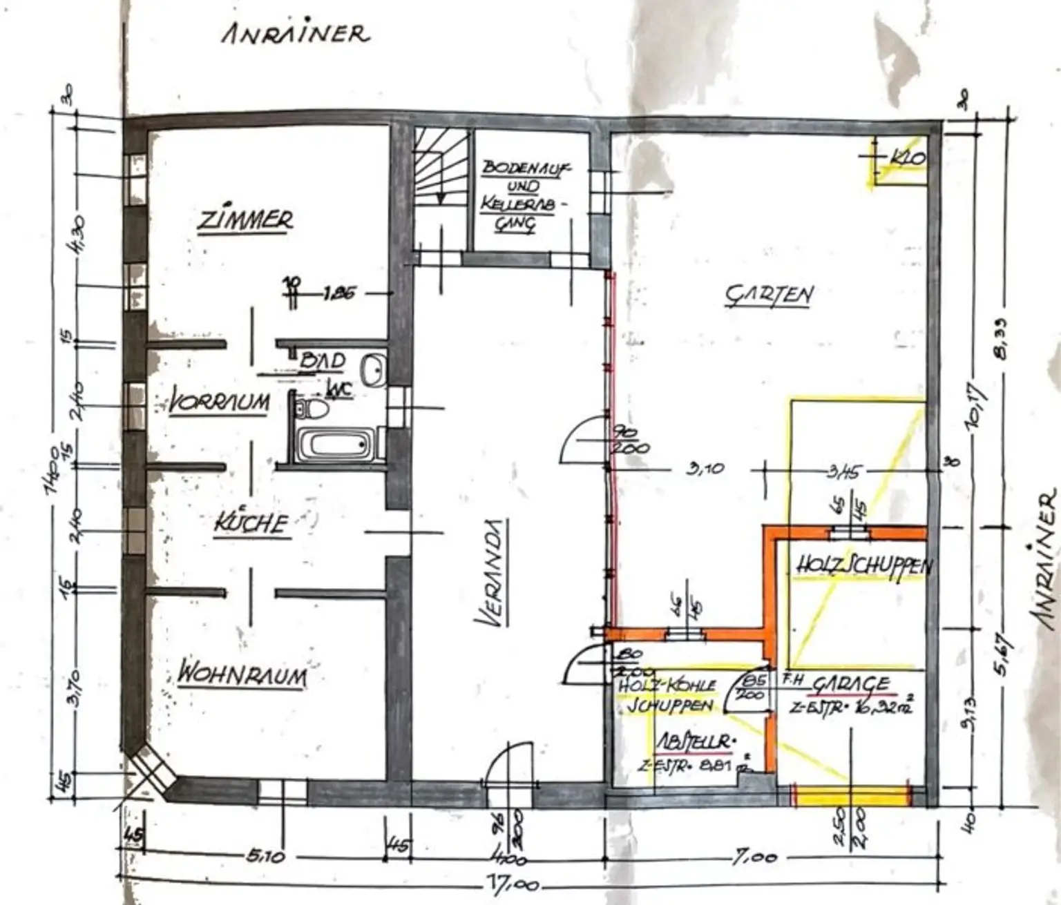 Charmante Liegenschaft mit Ausbau- und Neubaupotential im Herzen von Guntramsdorf