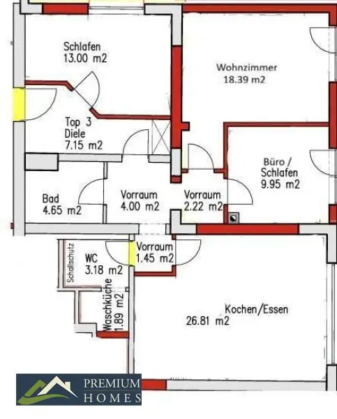 BREITENBACH am Inn - Mietwohnung - Plan