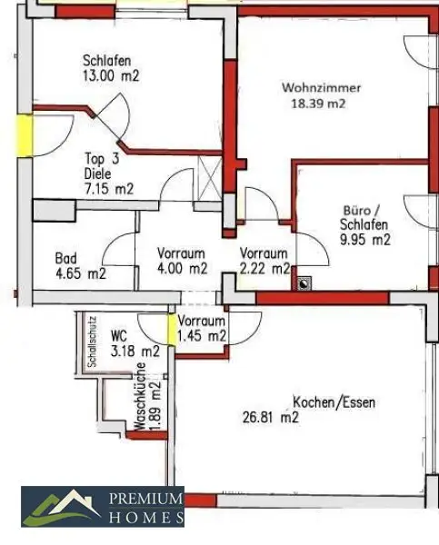 BREITENBACH am Inn - Mietwohnung - Plan