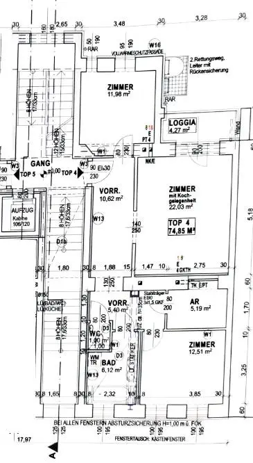 Altbaujuwel! Generalsanierte 3-Zimmer-Wohnung mit hofseitiger Loggia, nur 5. Min fußläfig zur U-Bahn und zum Schlosspark Schönbrunn!