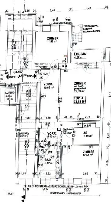 Altbaujuwel! Generalsanierte 3-Zimmer-Wohnung mit hofseitiger Loggia, nur 5. Min fußläfig zur U-Bahn und zum Schlosspark Schönbrunn!