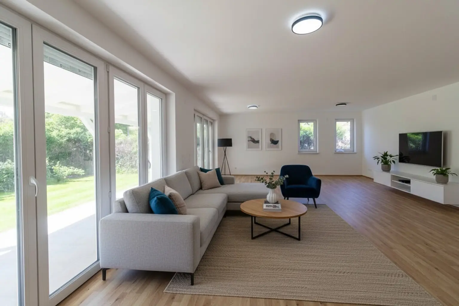 Wohnbereich: KI generiert Einrichtung