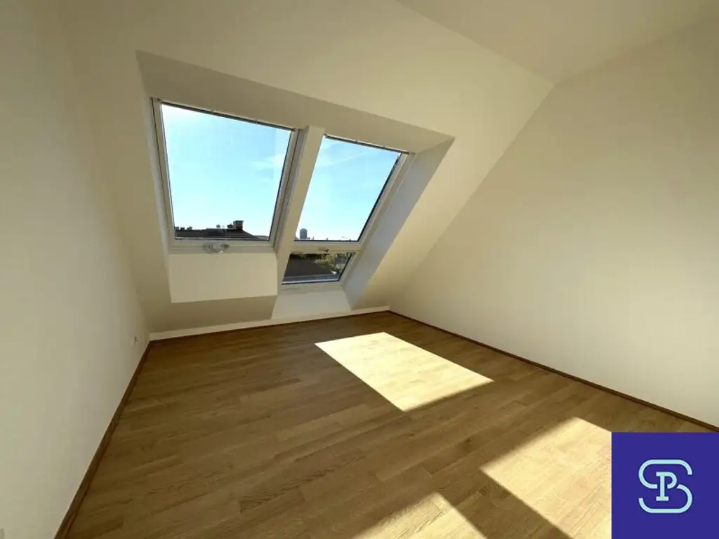 Provisionsfreier 104m² DG-Erstbezug mit Loggia und Einbauküche am Donaukanal - 1200 Wien