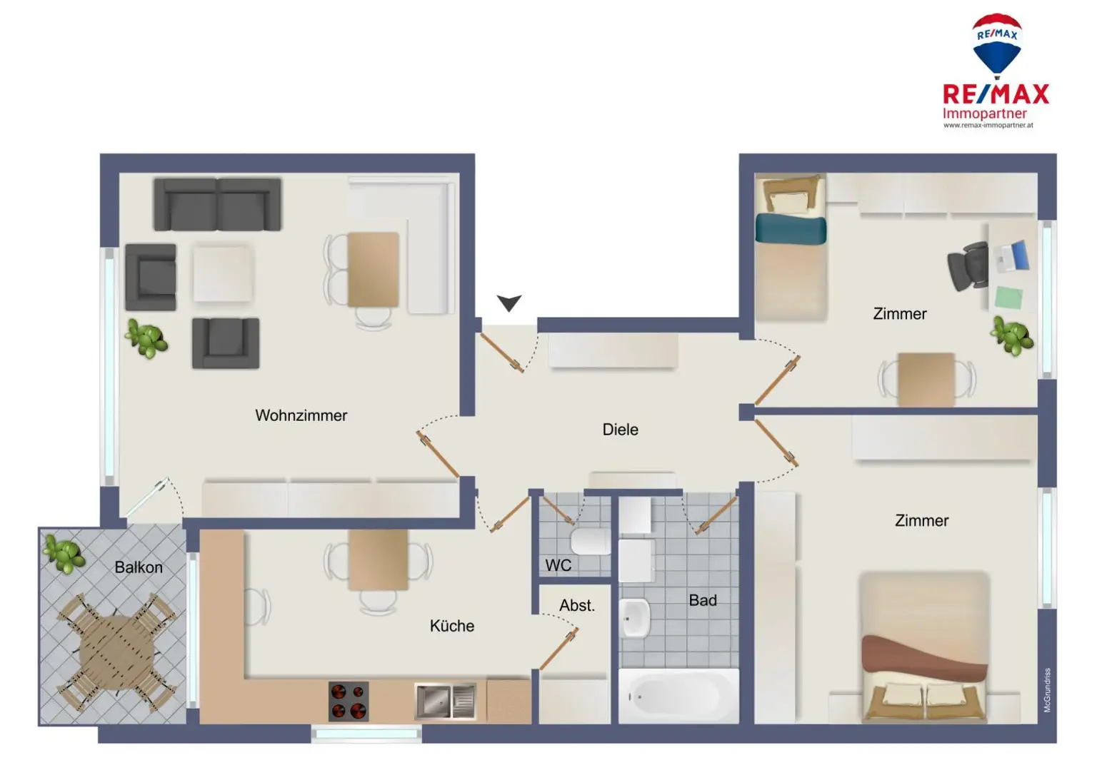 NEU! Investment oder Eigennutzung: 3-Zimmer mit Balkon – Westsonne & TU-Nähe