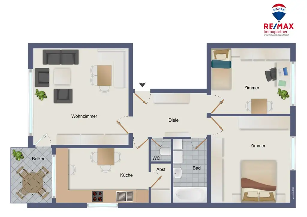 NEU! Investment oder Eigennutzung: 3-Zimmer mit Balkon – Westsonne & TU-Nähe