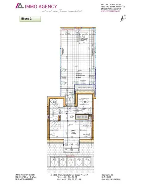 Moderne 2 Zimmer Wohnung mit großer Terrasse