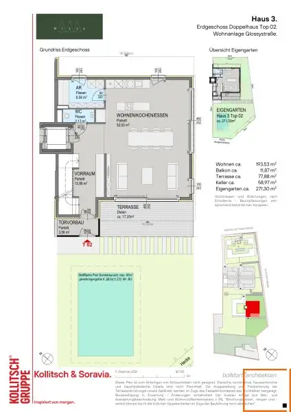 WaldWILLA - DoppelWILLA auf 3 Ebenen mit großem Garten