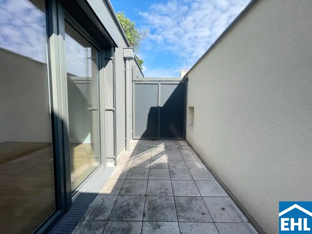 Dachgeschoß-Maisonette mit mehreren Freiflächen im Arsenal