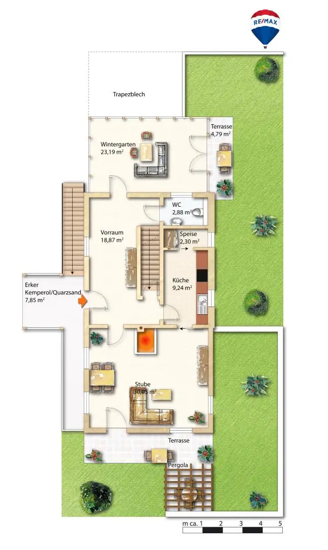Einfamilienhaus mit Wintergarten, Sauna, Weinkeller & Weitblick in Ratsch an der Weinstraße