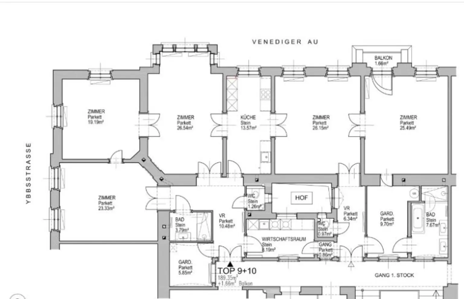 5-Zimmer-Wohnung mit Balkon & Grünblick - Erstbezug nach Sanierung