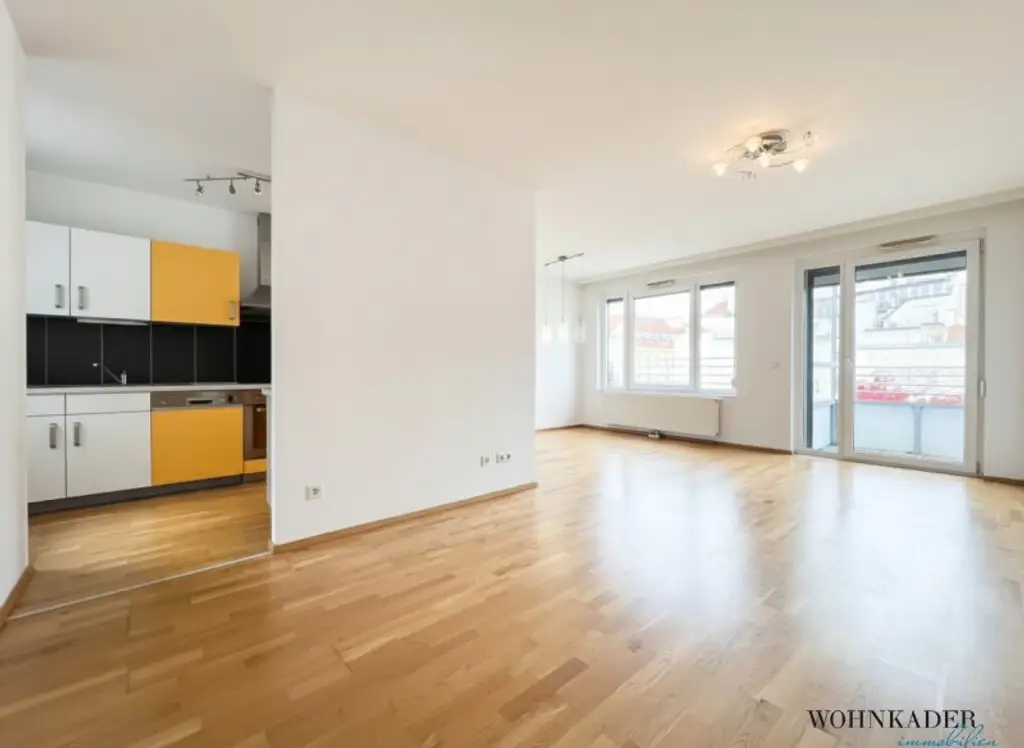 Moderne 3-Zimmer-Wohnung mit Loggia zum ruhigen Innenhof – Nähe Karmelitermarkt