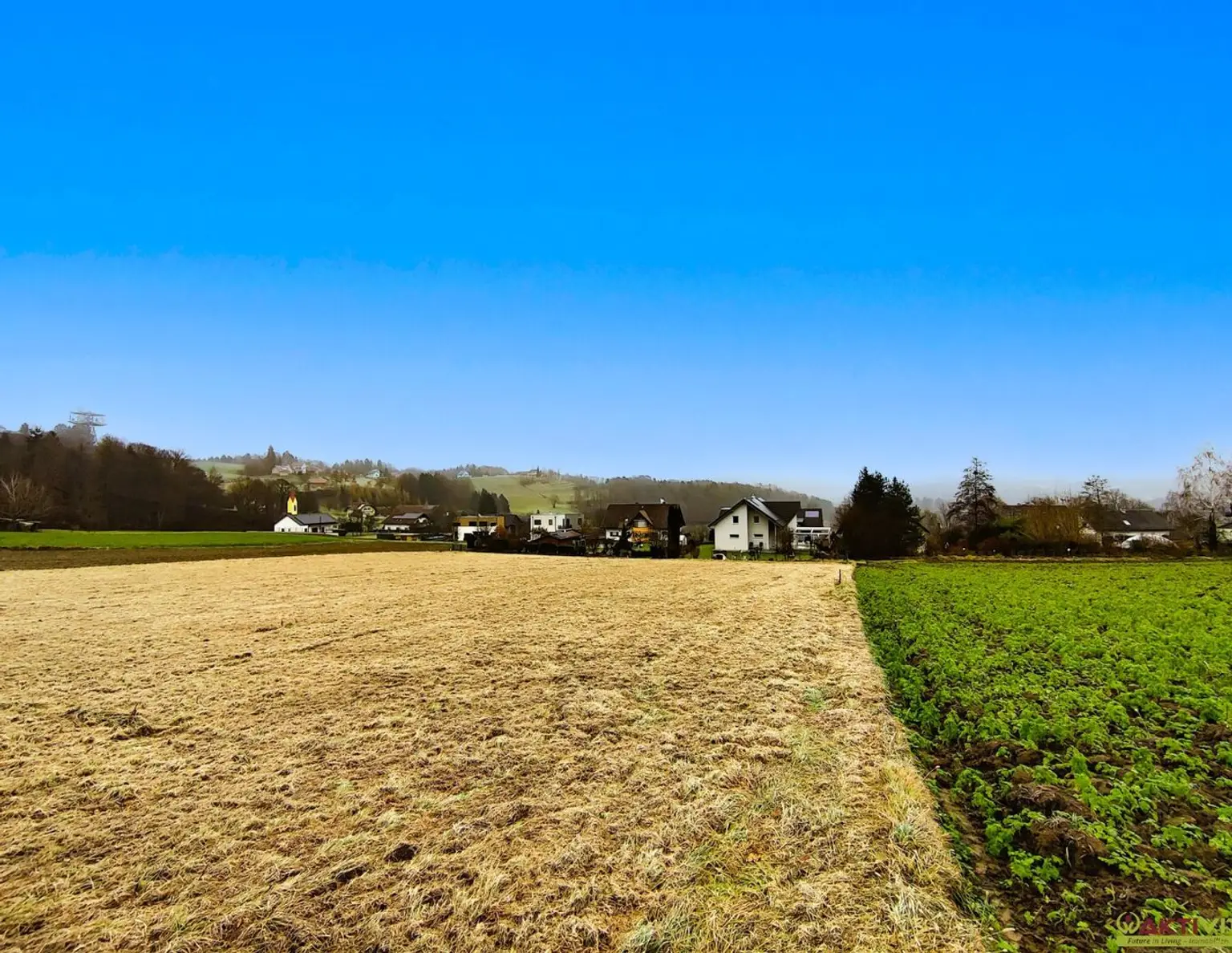 Beliebte und naturnahe Lage bei Fernitz! - 20 Min. vor Graz. - Genießen Sie die Ruhe mit Ausblick ins Grüne.