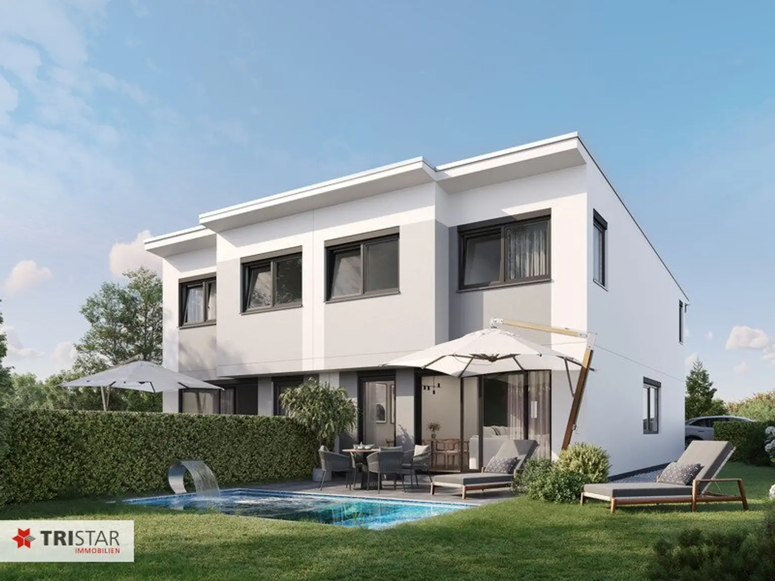 Moderne Doppelhaushälfte in Langenzersdorf – Erstbezug mit Terrasse und 4 Zimmern!