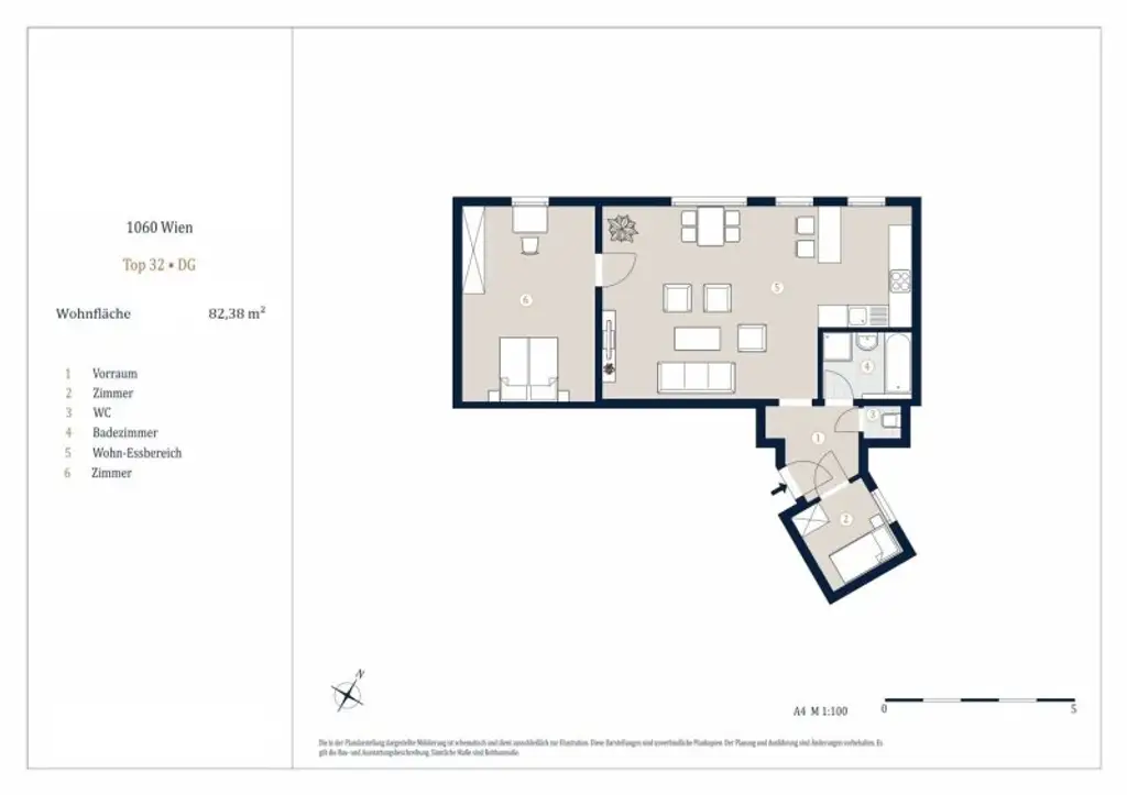 Schöne 2,5-Zimmer Wohnung, Nähe Westbahnhof