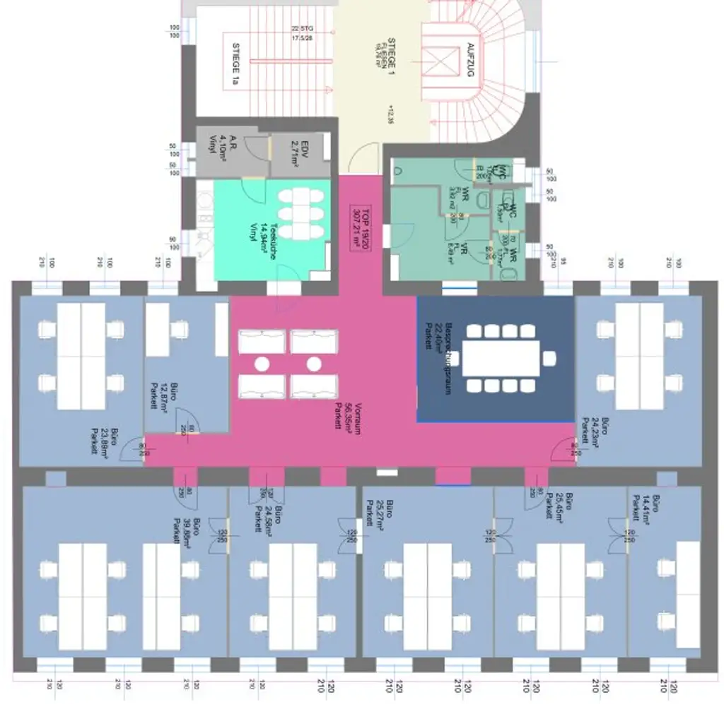 Großzügige Bürofläche in schönem Stilaltbau - Mariahilfer Strasse