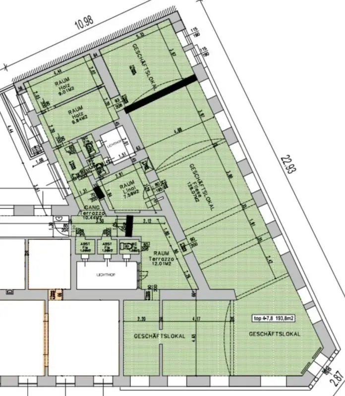 Geschäftslokal, modernes Geschäftslokal / Büro / Praxis - große Auslageflächen