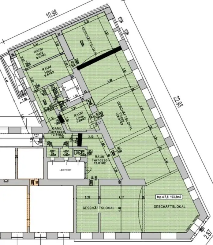 Geschäftslokal, modernes Geschäftslokal / Büro / Praxis - große Auslageflächen