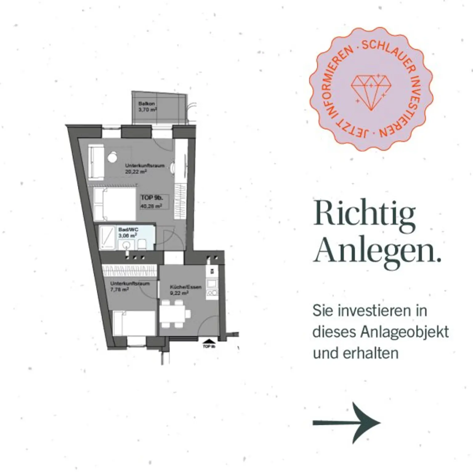 RENDITESTARKES ANLEGEROBJEKT MIT BEHERBERGUNGSWIDMUNG BEI SCHÖNBRUNN