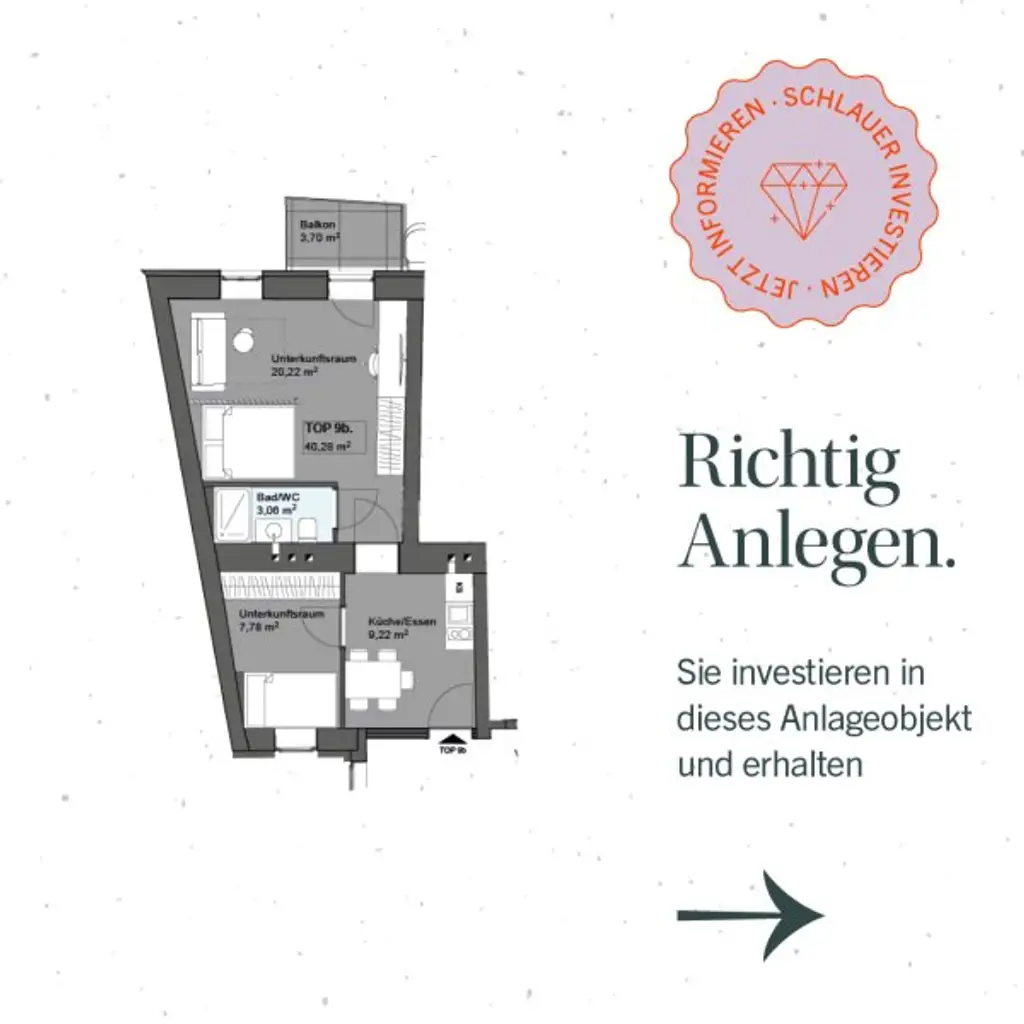RENDITESTARKES ANLEGEROBJEKT MIT BEHERBERGUNGSWIDMUNG BEI SCHÖNBRUNN