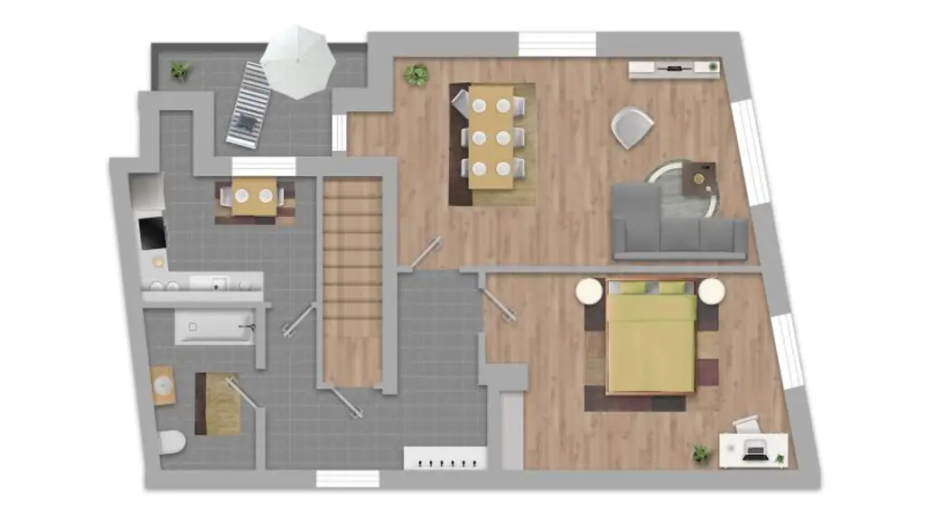 Top Lage in Ebelsberg! 2-Zimmer-Wohnung mit Garage im Zentrum zu kaufen