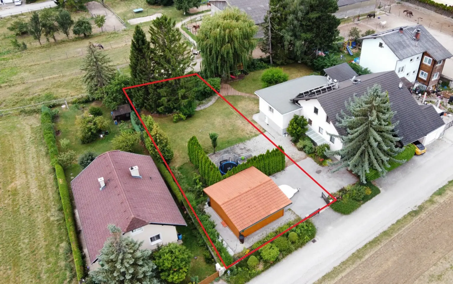 [06540] Baugrund in Ruhelage mit bestehender Doppelgarage!