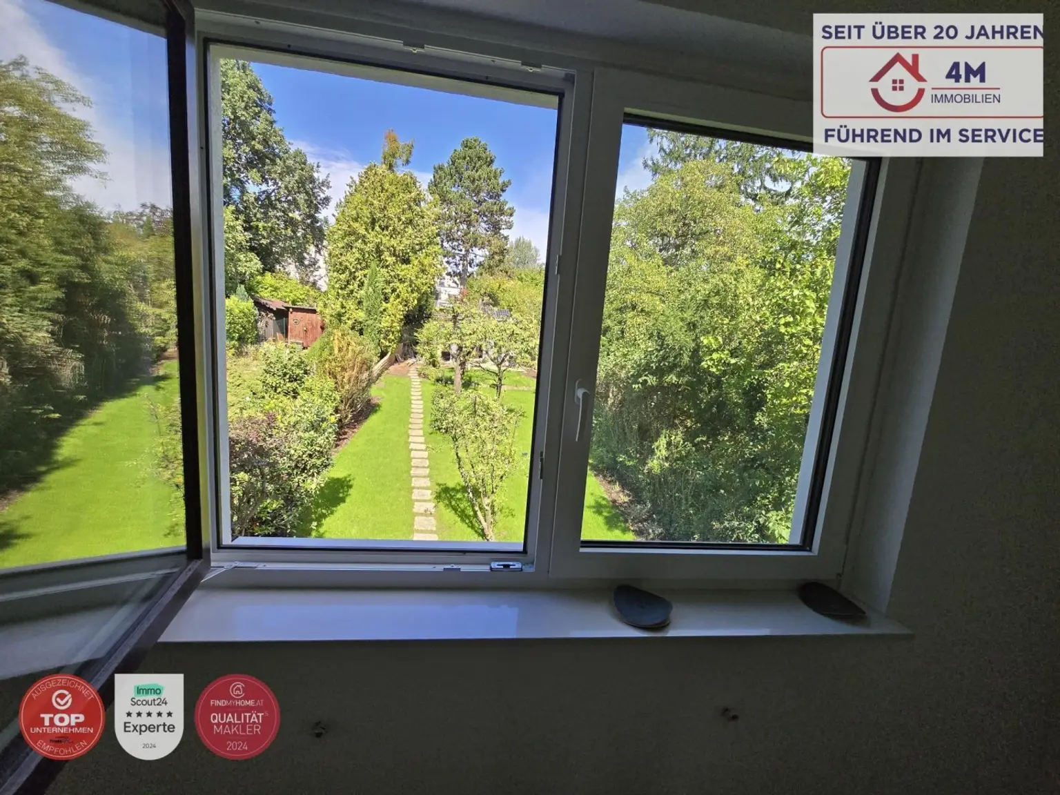 127m² Wohnung mit 320m² eigene Garten am Wilheminenberg