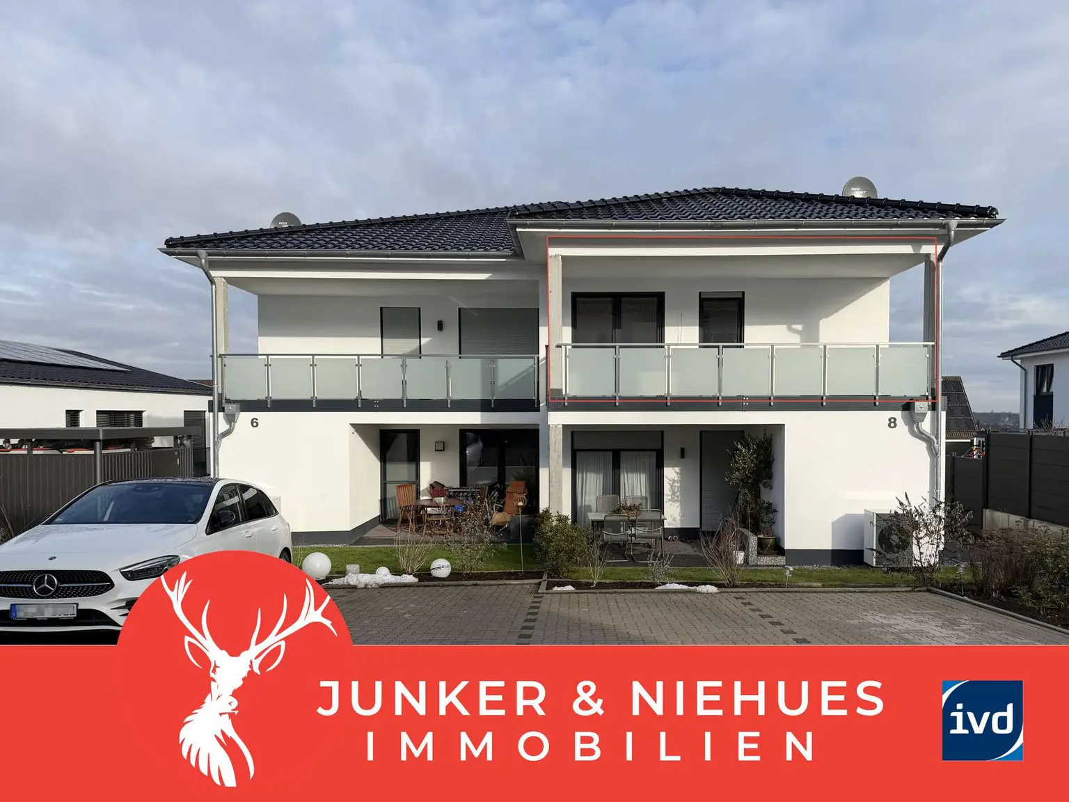 Provisionsfrei für Kaufende - Neubau 3-Zimmer-Wohnung in Lübbecke – Stilvoll, modern, einladend