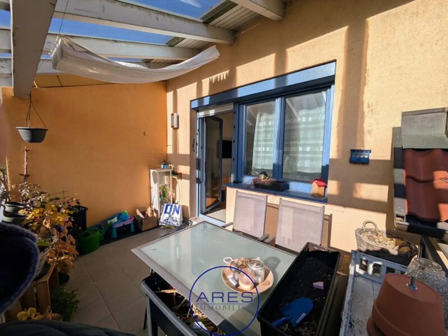 Sonnige Terrassenwohnung am Kremsfluss