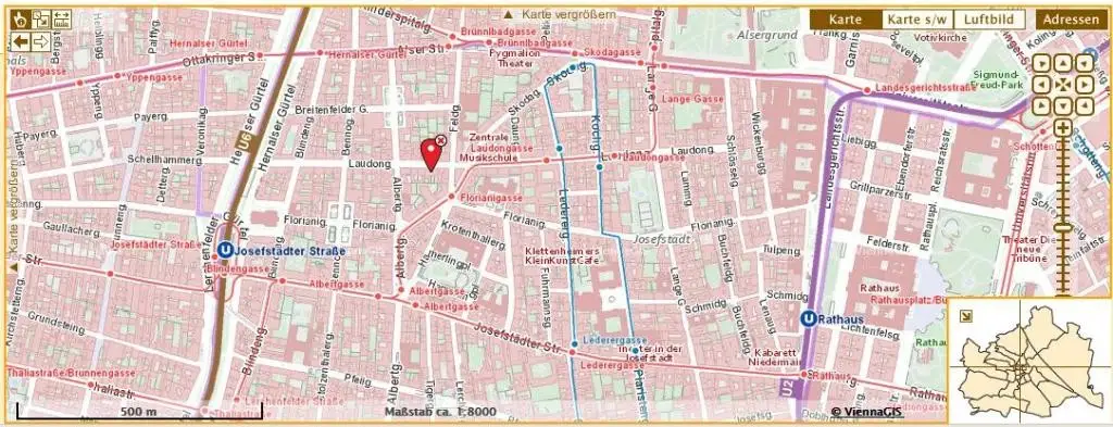 Laudongasse: Schicke 2-Zimmer-Neubauwohnung mit Top-Grundriss in Traumlage