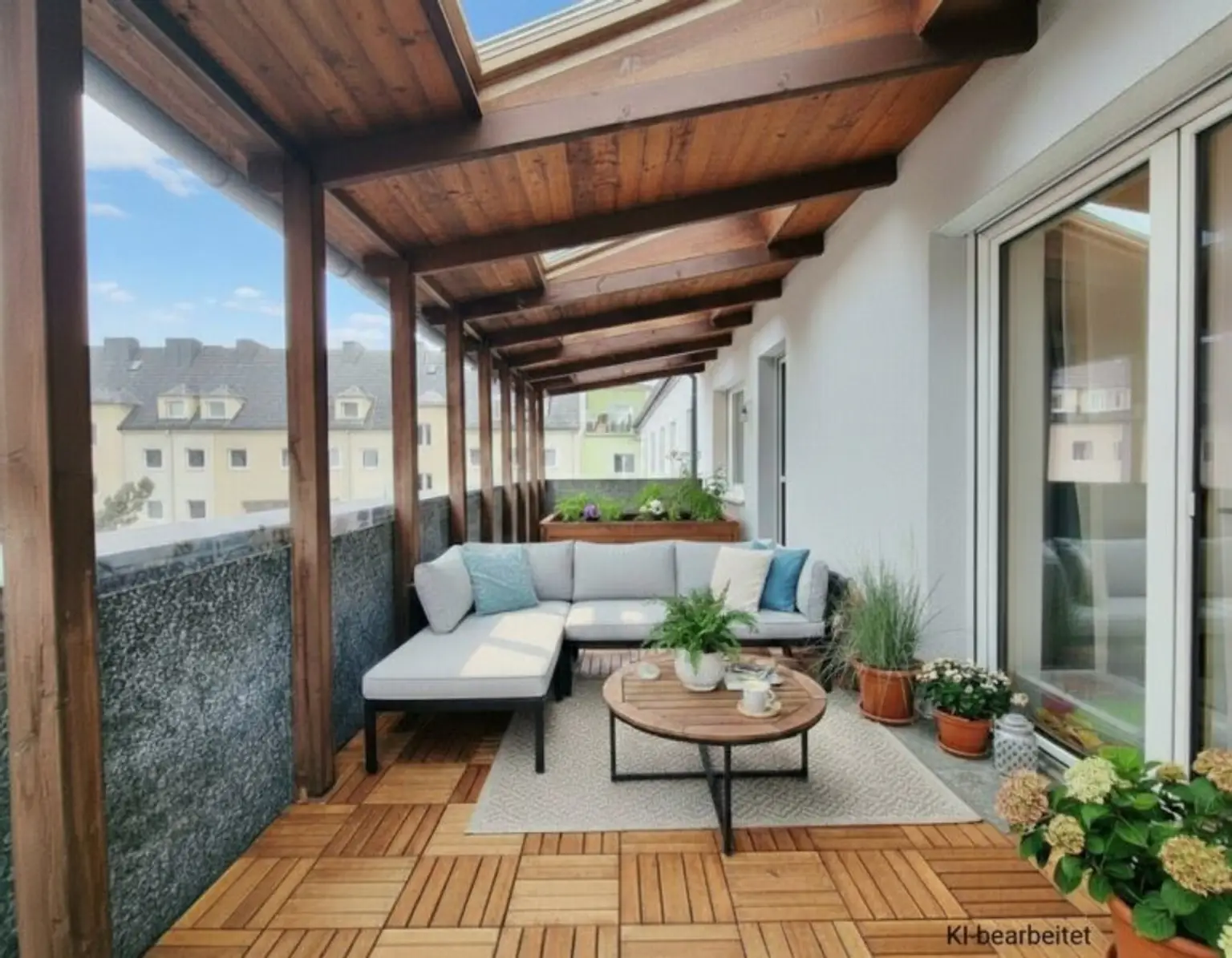 Terrasse mit Pergola