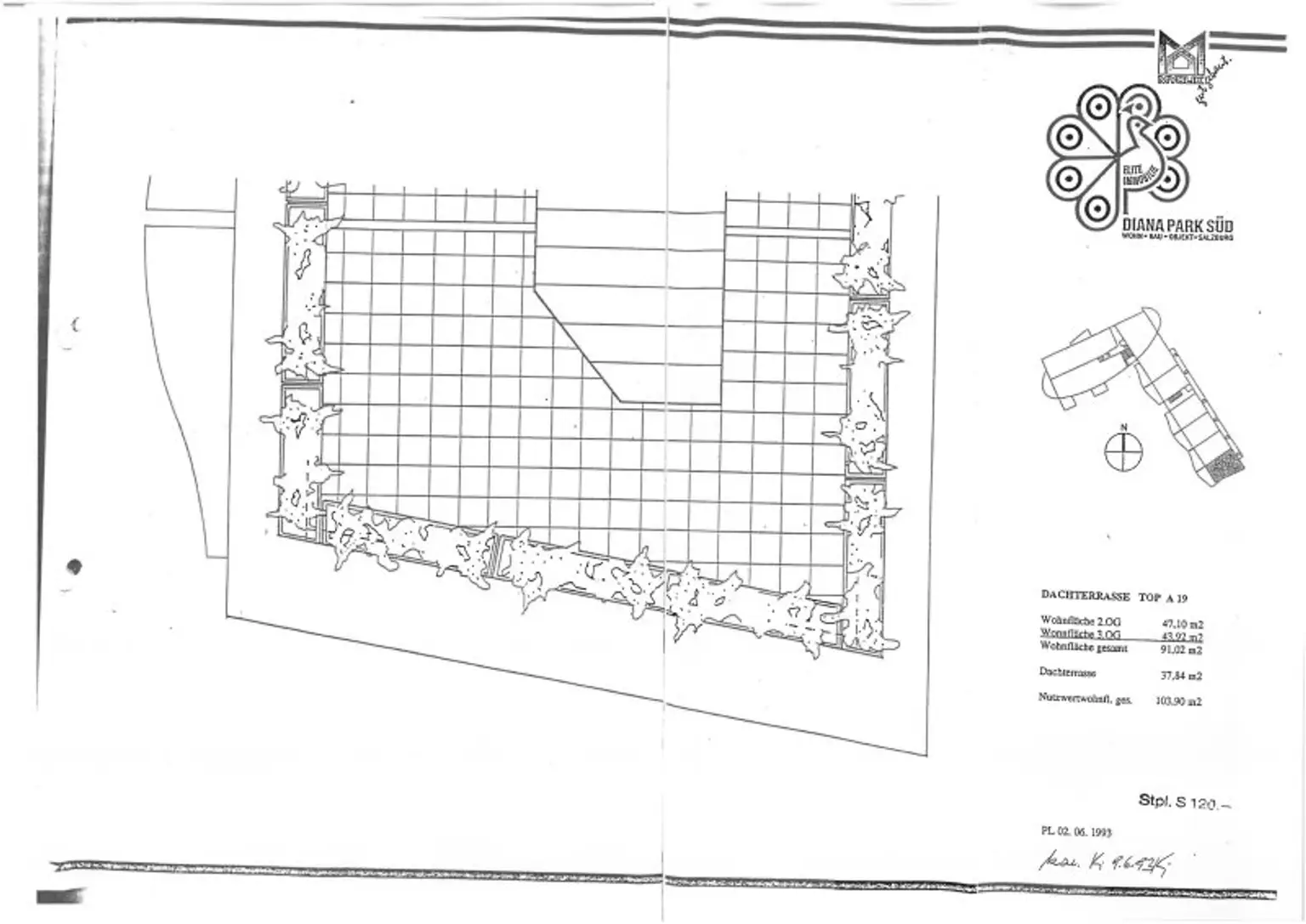Schöne, sonnige Maisonette 3-Zimmer-Wohnung mit großer Dachterrasse sowie 2 Balkonen und 2 PKW-Abstellplätzen in Salzachnähe/Josefiau zu verkaufen