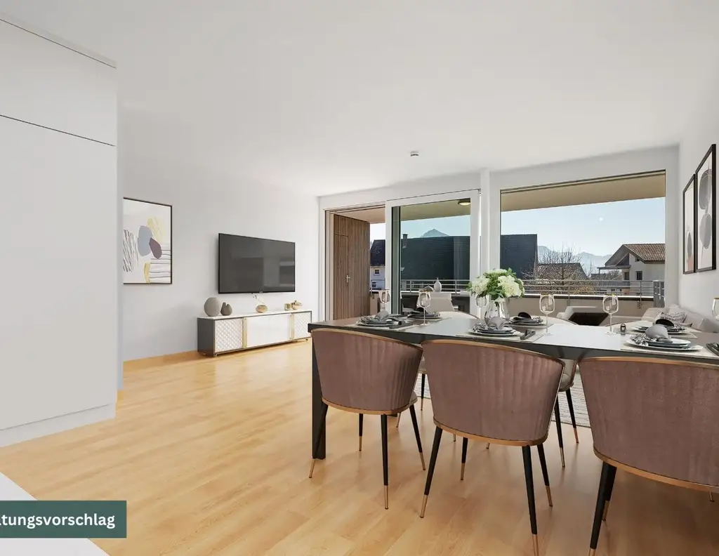 Moderne 3-Zimmer-Terrassenwohnung in Schwarzach - Erstbezug!