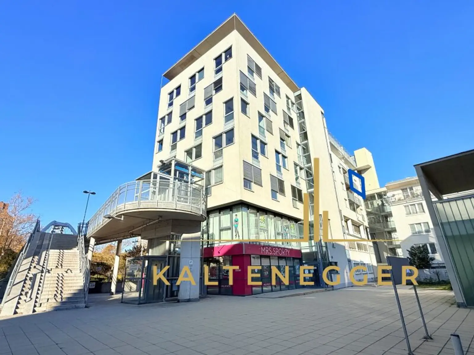 Wohnung im 5. Stock auf der Rückseite des Hauses (markiert)