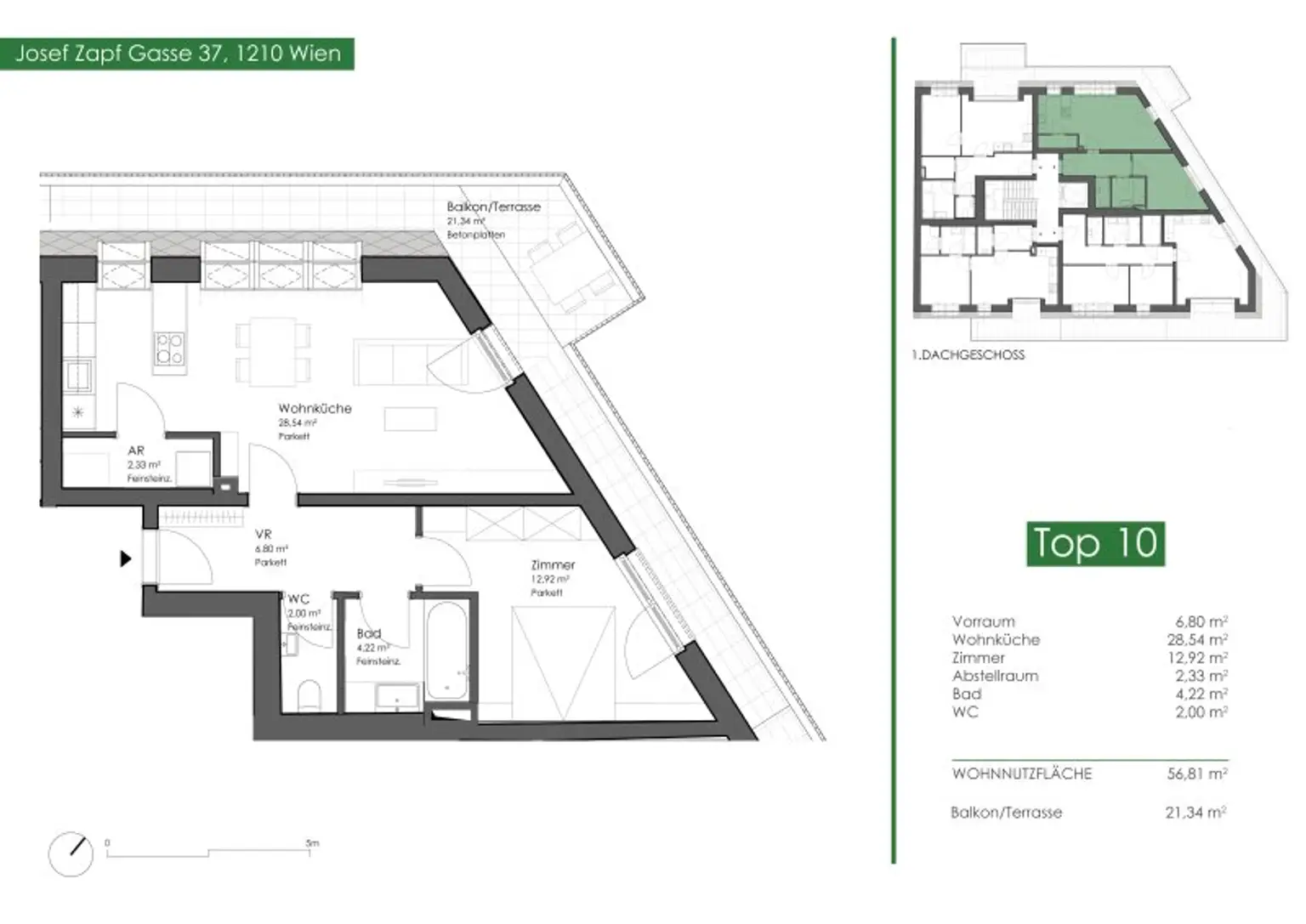 Exklusive 2-Zimmer Wohnung mit lichtdurchflutetem Wohnzimmer in absoluter Ruhelage - jetzt Anfragen!