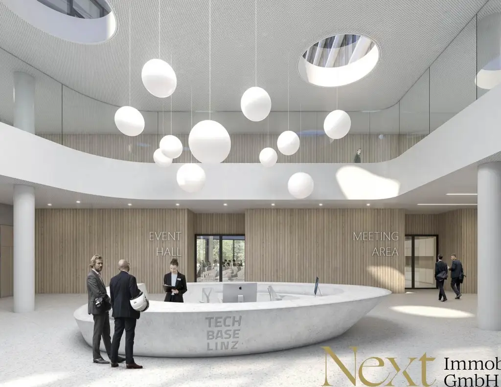 "TECHBASE LINZ" - Büroflächen in unterschiedlichsten Größen zu vermieten!