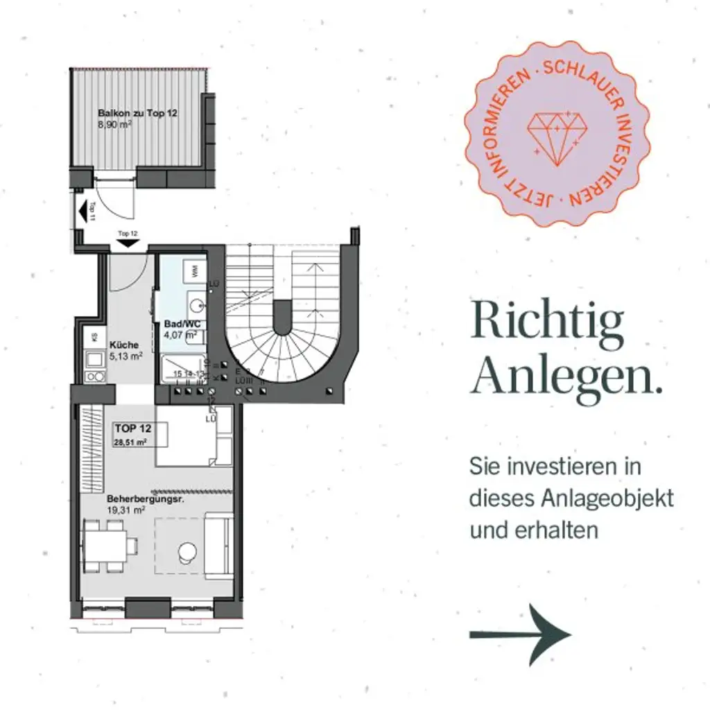 RENDITESTARKES ANLEGEROBJEKT MIT BEHERBERGUNGSWIDMUNG IN OTTAKRING
