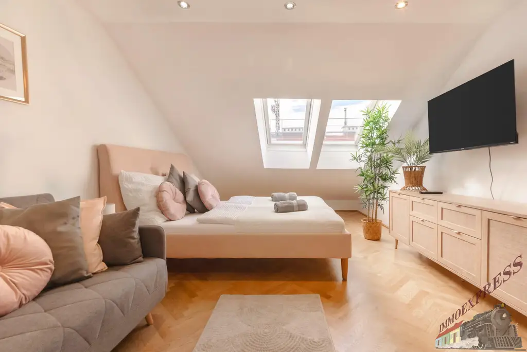 Eyecatcher- Wohnung - unbefristeter Vertrag -4-Zimmer im Dachgeschoß - inkl. Heizkosten & Warmwasser