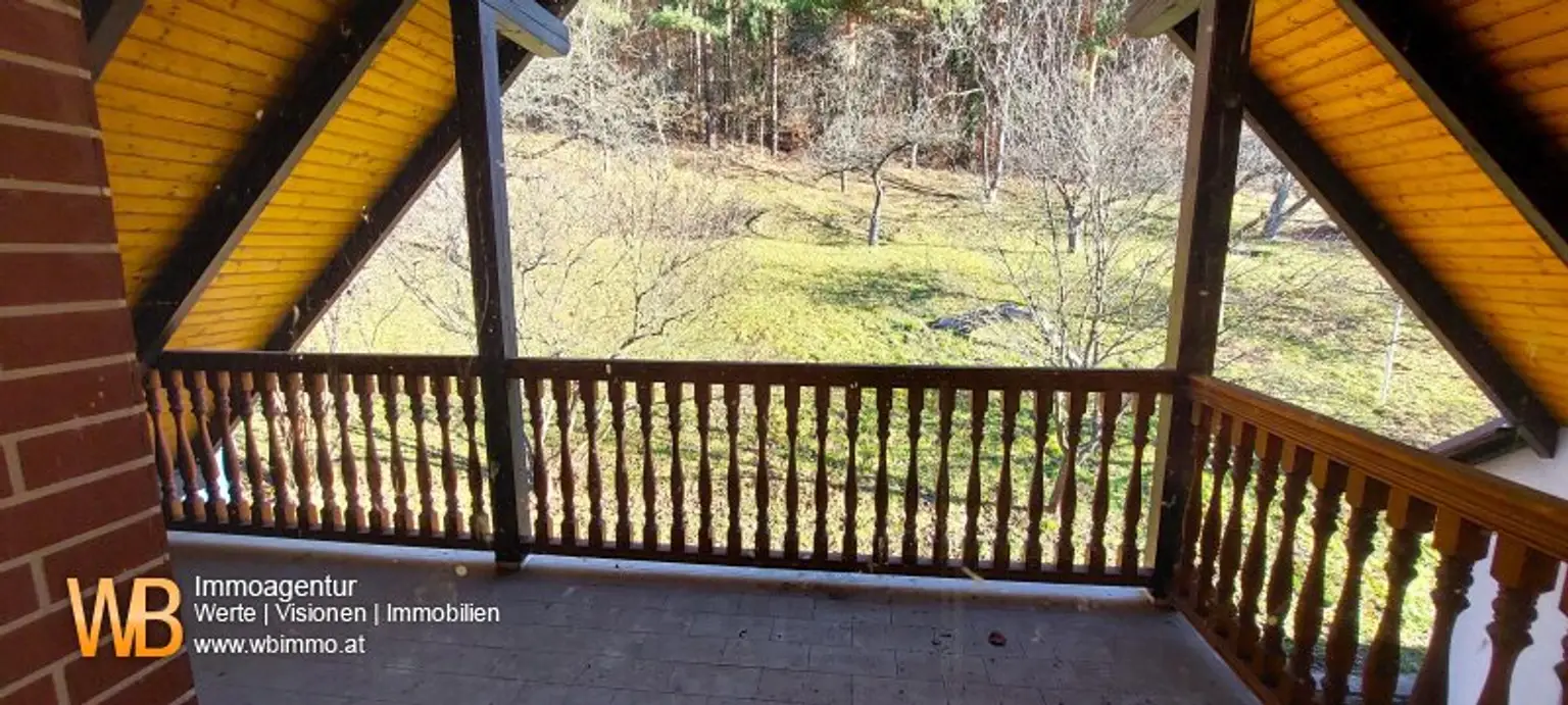 Panorama 200m² WFL, 2 Wohngeschoße, großer Garten, Obstbäume, Wald