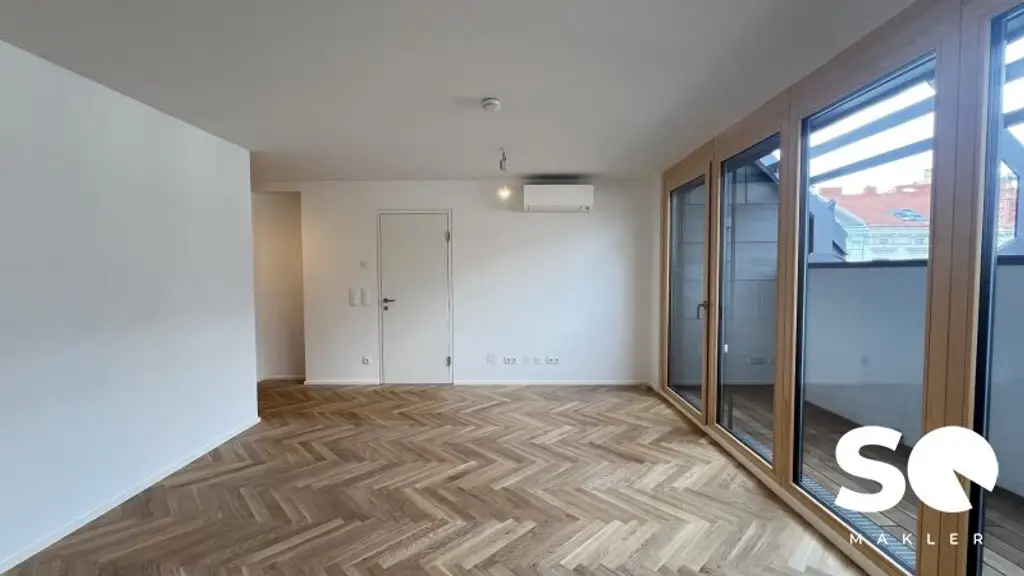 # SQ - EXKLUSIVE DACHGESCHOSSWOHNUNG IN 1030 WIEN - SEIDLGASSE - 2 ZIMMER und TERRASSE - TOP 12