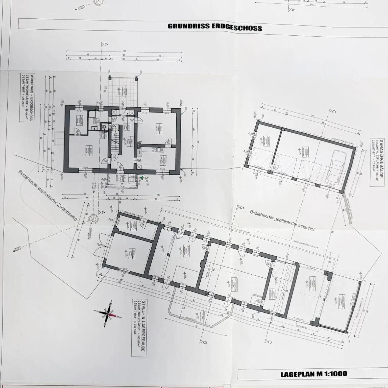 Wohnen in Aussichtslage mitten in der Natur auf  8 Ha. Grund, ehemalige Hofstelle!