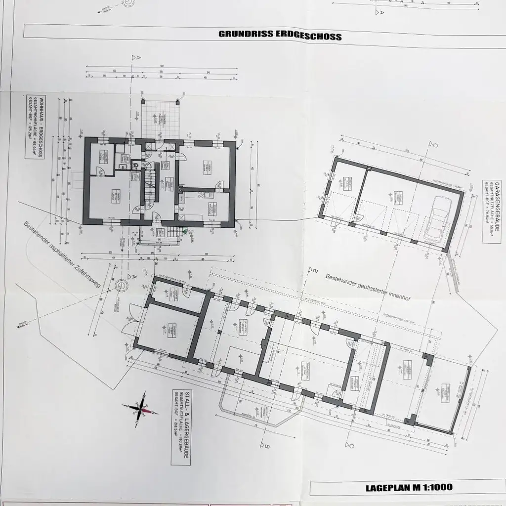 Wohnen in Aussichtslage mitten in der Natur auf  8 Ha. Grund, ehemalige Hofstelle!