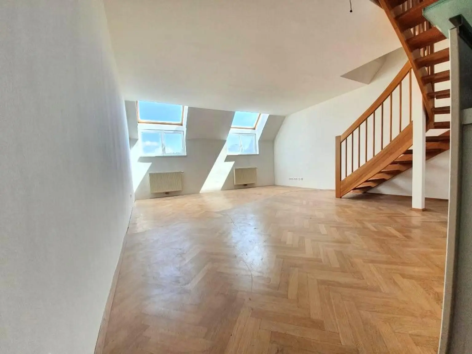 Wohnzimmer bereits geräumt