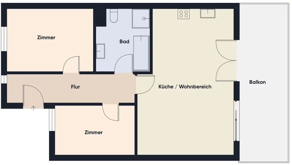 Grundrissplan ohne Maßstab