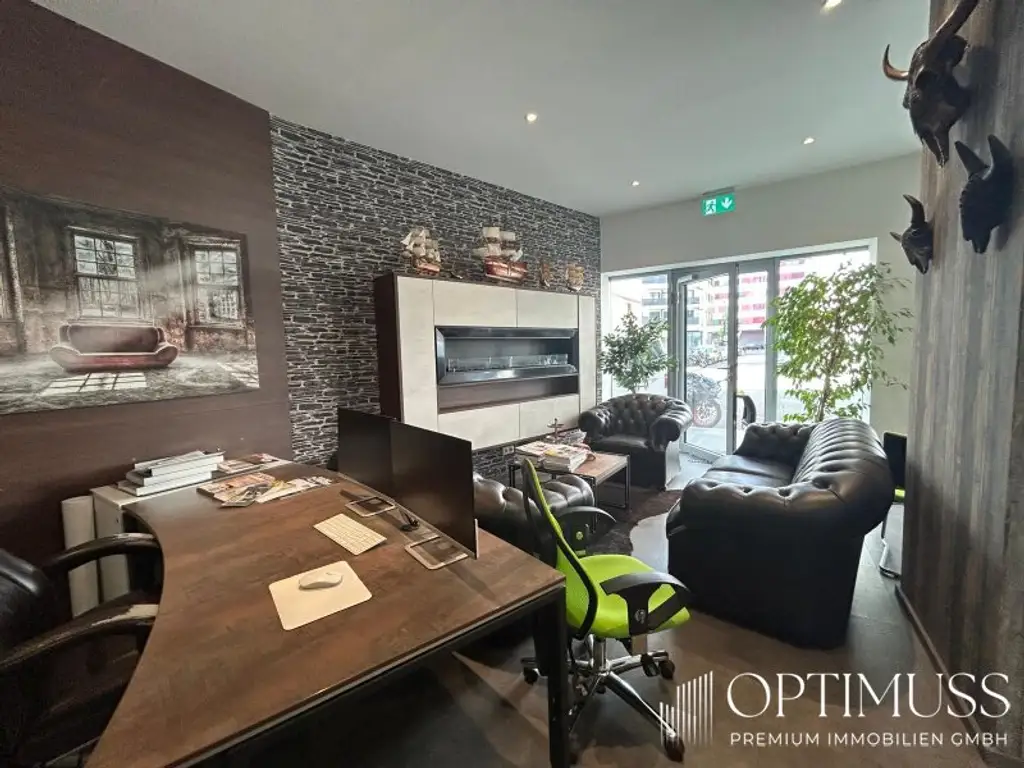 Repräsentative Büro/Kanzlei oder Geschäftsräumlichkeiten mit Terrasse, Kellerflächen,Parkmöglichkeiten und bester Erreichbarkeit !