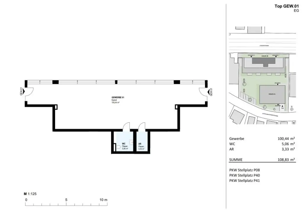 Top frequentiertes Geschäftslokal im EG - Neubauprojekt SCHÖN | DORF | BLICK