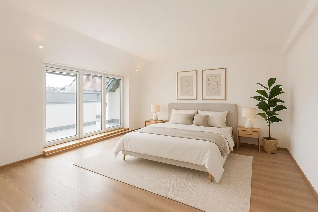 Exklusive Dachgeschoss-Maisonette mit 360° Wienblick und drei Terrassen - 1100 Wien