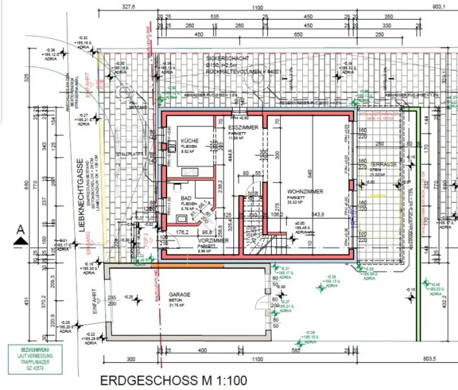TRAUMHAFTES ERSTBEZUGS-EINFAMILIENHAUS in GERASDORF mit 4 ZIMMER, GARAGE, GARTEN, TERRASSE