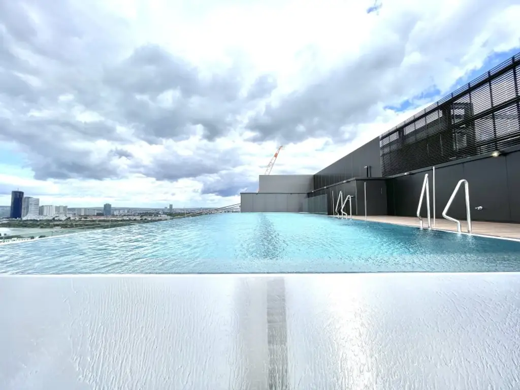 ***Grünblick im Viertel Zwei – Exklusives Wohnen über den Dächern Wiens - Infinity Rooftop-Pool - Panoramasauna - Fitnessbereich***